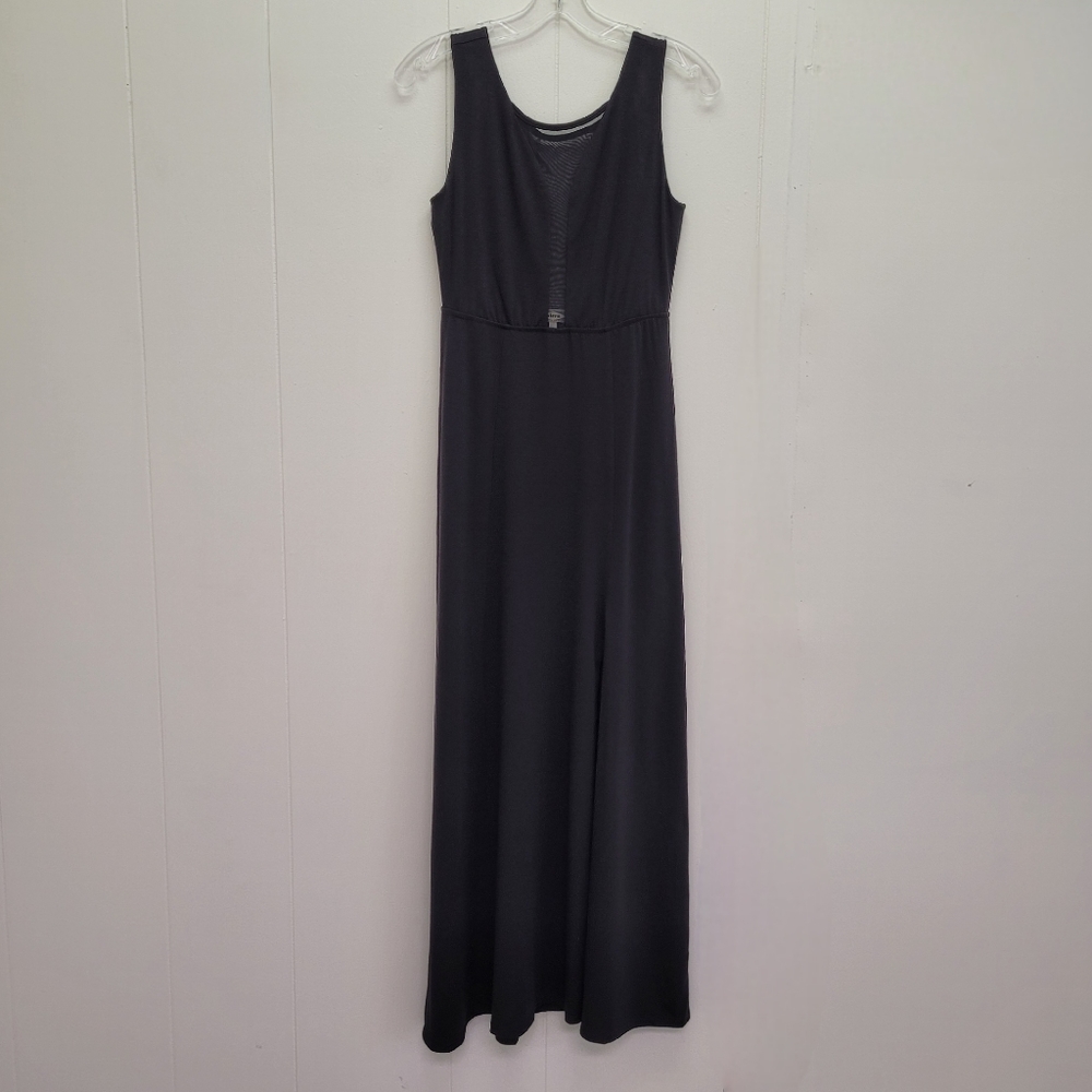 Kirra Sleeveless Mesh Panel Detail Maxi Dress